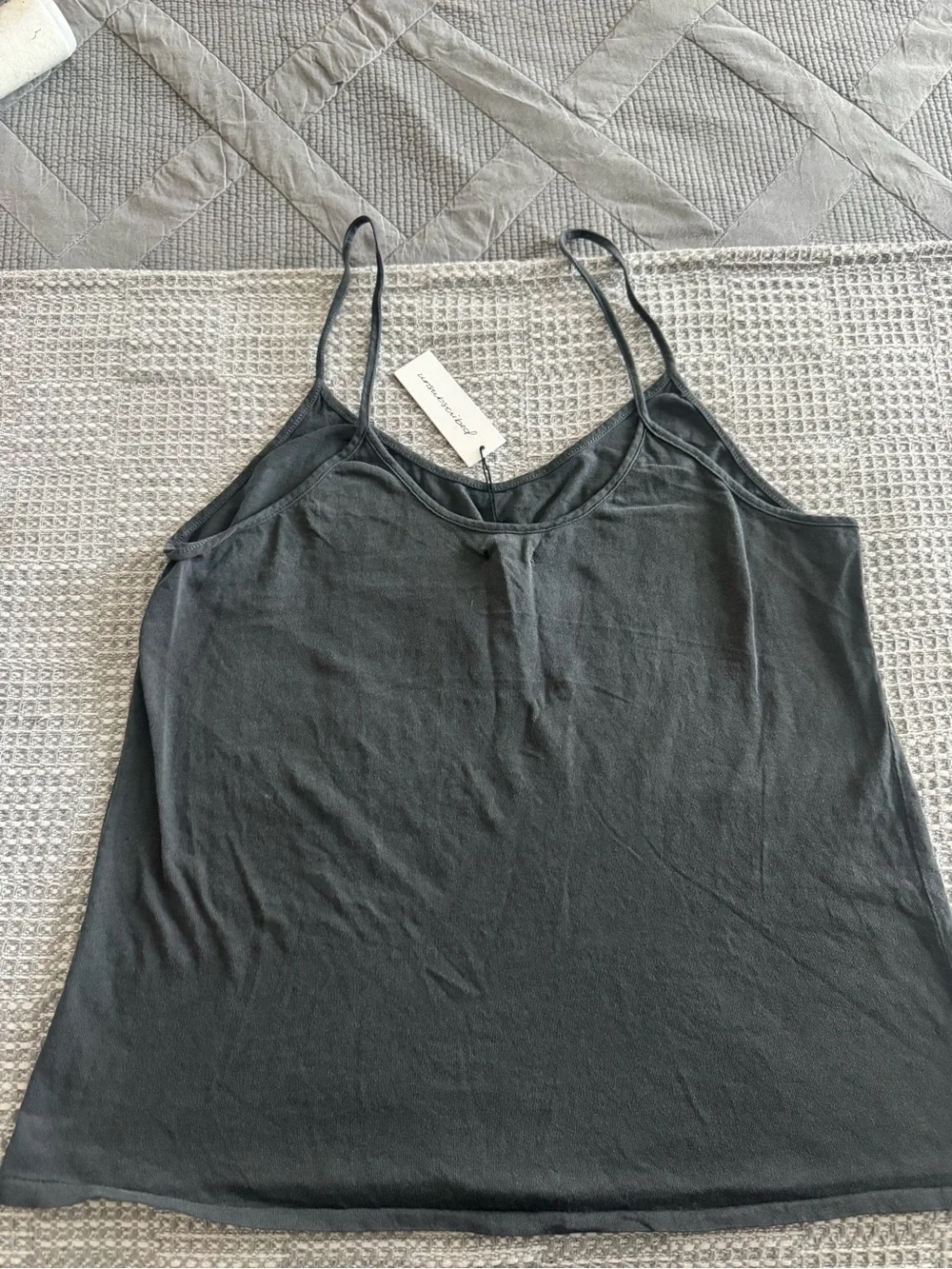 Unsubscribed Cami- Faded Black - Picture 2 of 4